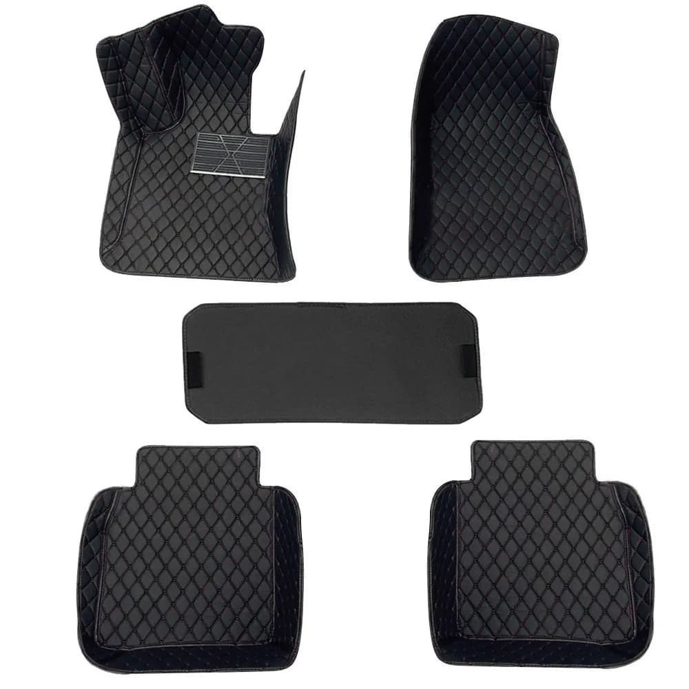 Tappetini per auto universali da 5 pezzi Tappeti impermeabili Tappetini per interni automobilistici Set completo Guida a sinistra