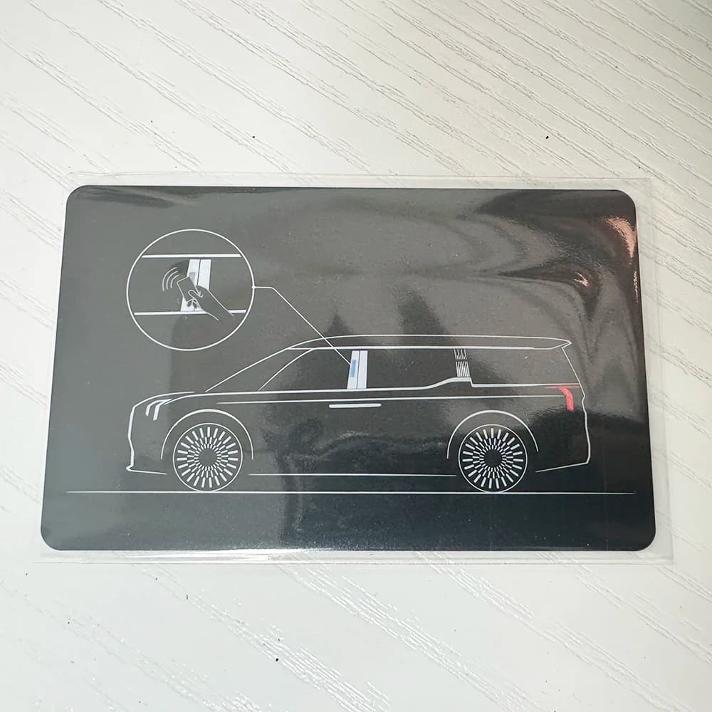 Carta chiave NFC senza chiave per auto per Zeekr 007 009 carta chiave NFC digitale intelligente per auto