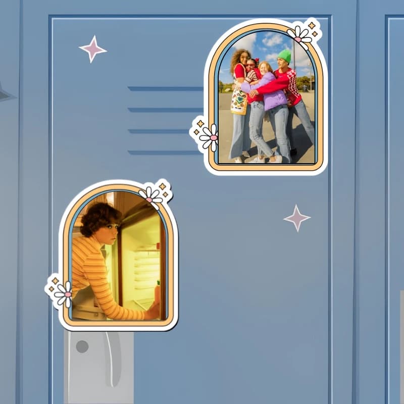 Personalized magnetic tiles with vivid prints, perfect for real estate promotion and memorable keepsakes