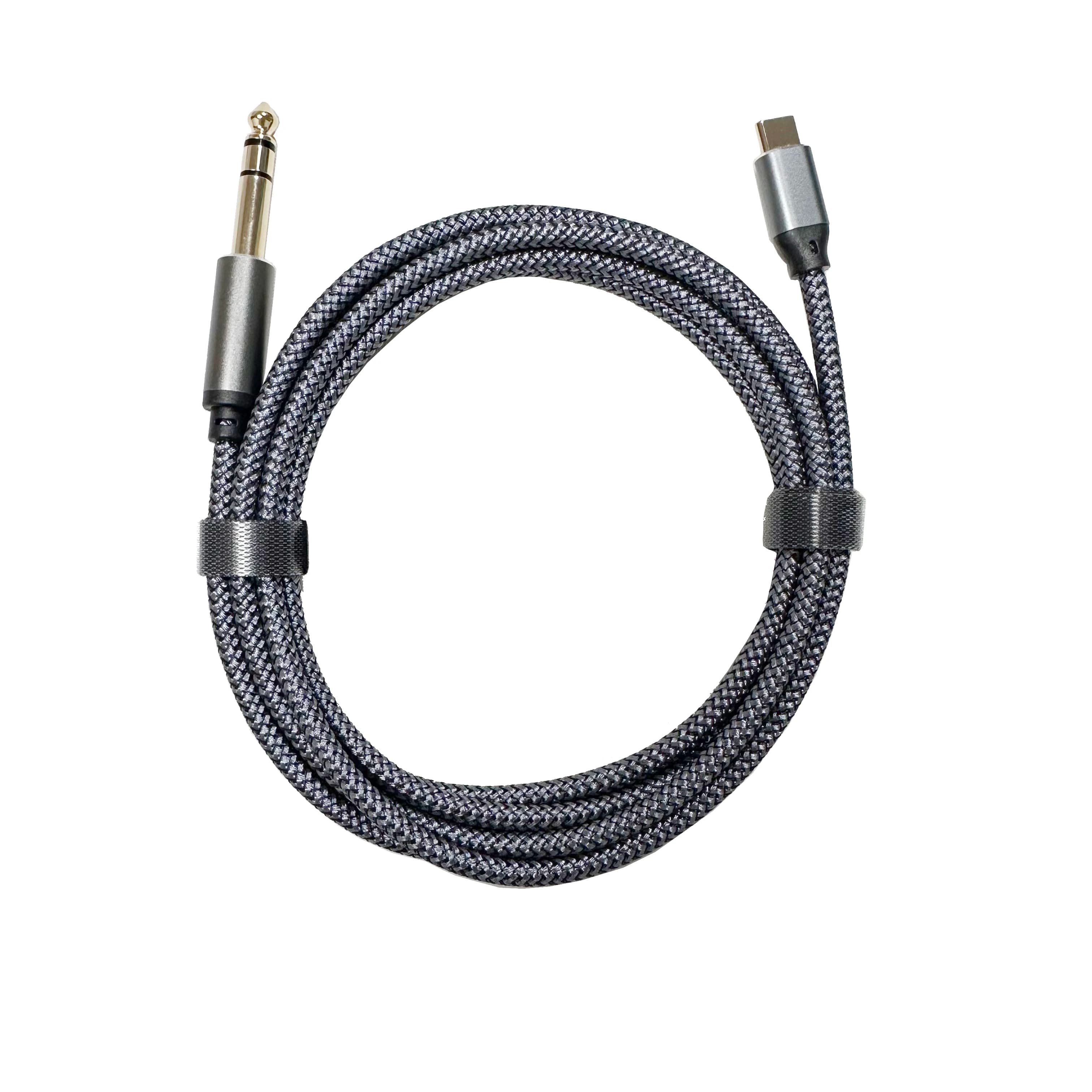 Cavo audio tipo USB, cavo audio da USBC a 6,5 da 6,35 mm Per pianoforte elettronico, chitarra, connessione amplificatore scheda audio console di missaggio