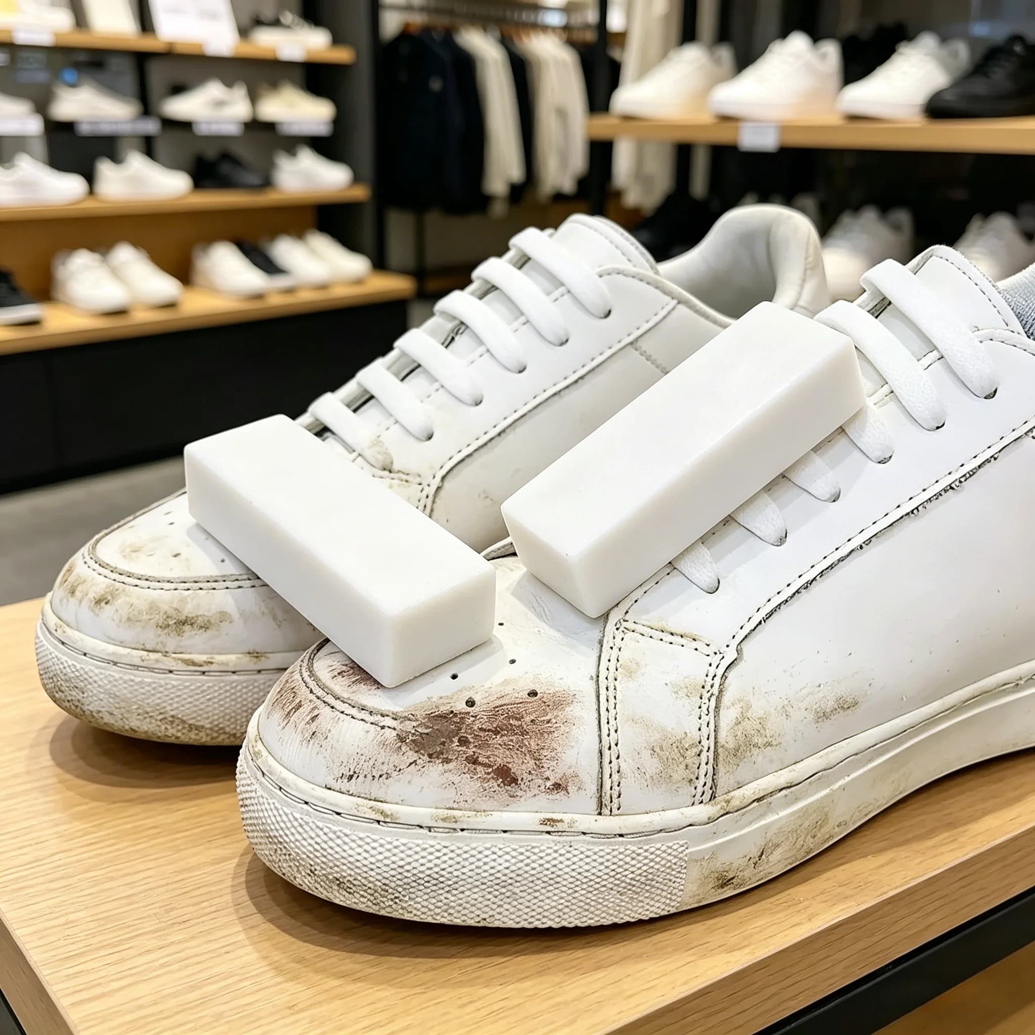Confezione da 1 Gomma per Scarpe – Durevole e Non Abrasiva per la Pulizia delle Macchie su Sneakers, Mocassini e Calzature Casual