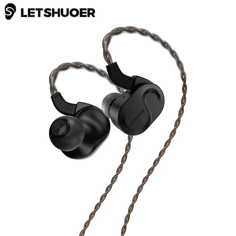 Letshuoer S08 auricolare In-ear di quarta generazione Dual-coil 13mm Planar Magnetic Driver Monitor HiFi auricolare auricolari cablati