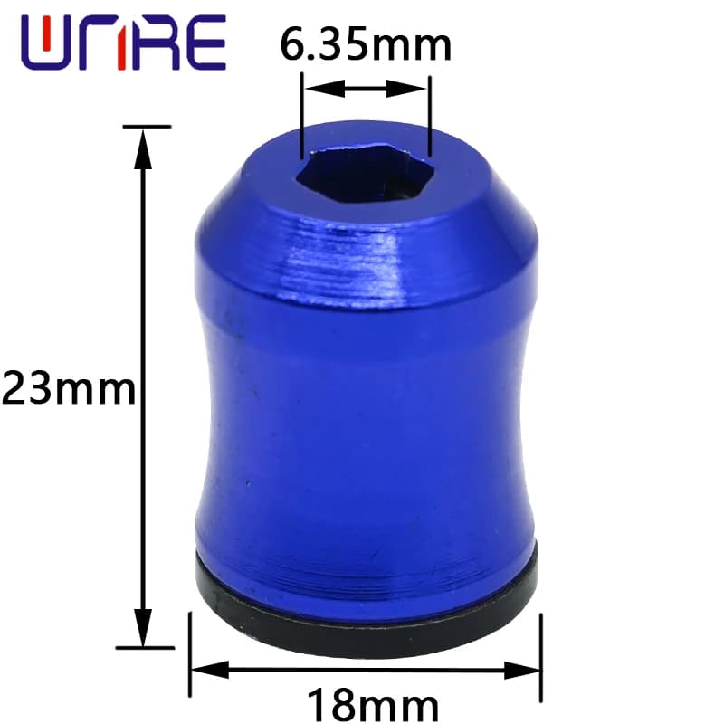 Universal 1/4" 6.35mm Strong Magnetic Screw Ring, Anti-slip Alloy Bit Holder Magnetizer for Electric Screwdriver Drill