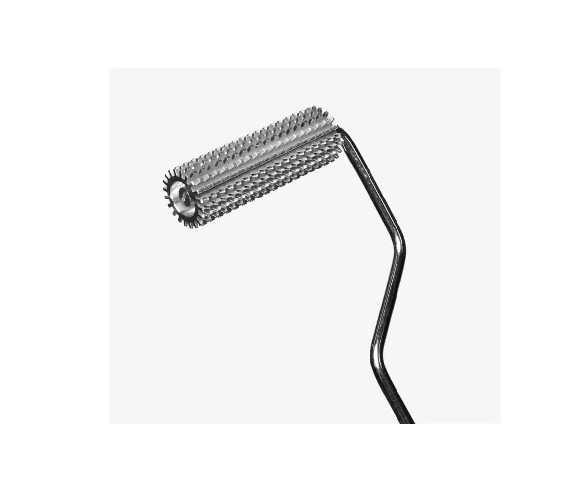Rullo Nobby da 21 mm di diametro Rullo a bolle di laminazione in fibra di vetro per kit di progetto di rulli di laminazione in resina per composito
