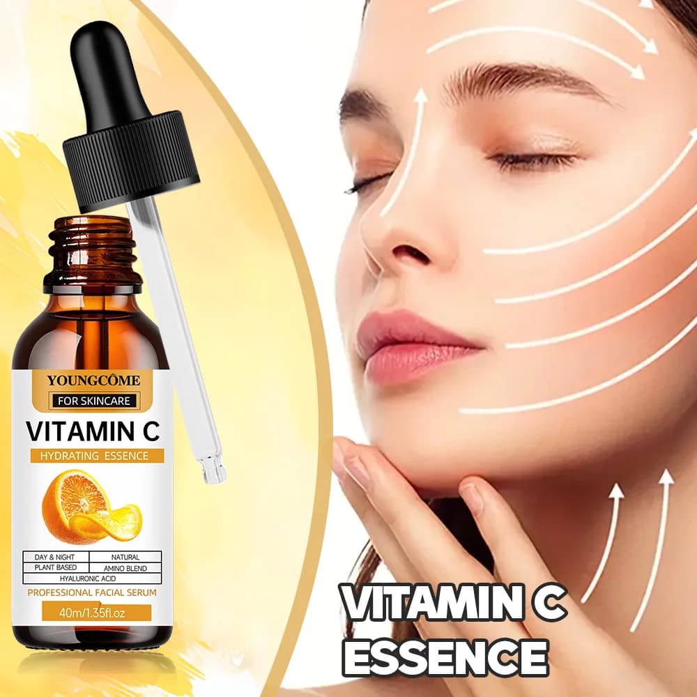 Moisturizing serum to vitamin C 5 functions Moisturizing cleanser for face Reduce pores lightening Korean skin care products