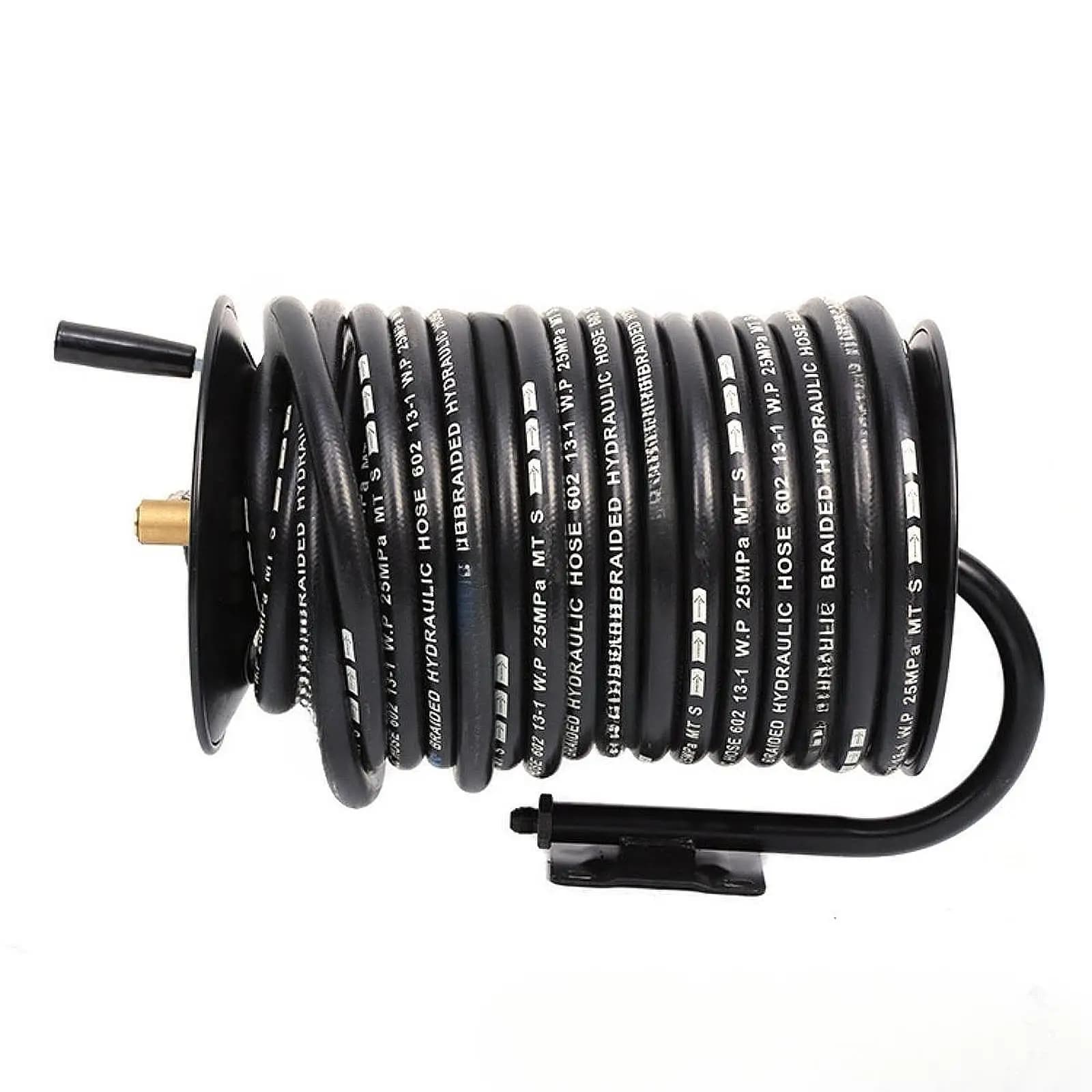 Macchina per la pulizia ad alta pressione Avvolgitubo per idropulitrice 100 piedi resistente 4000 Psi per macchina per la pulizia del giardino esterno
