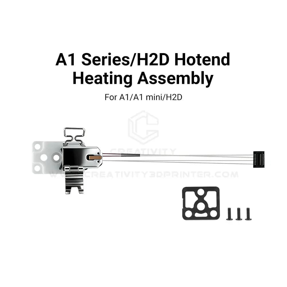 Upgraded Zirconia Hotend Heating Assembly for Bamboo Lab A1/A1 Mini 3D Printer Hotend Heating Assembly Mounting Accessories
