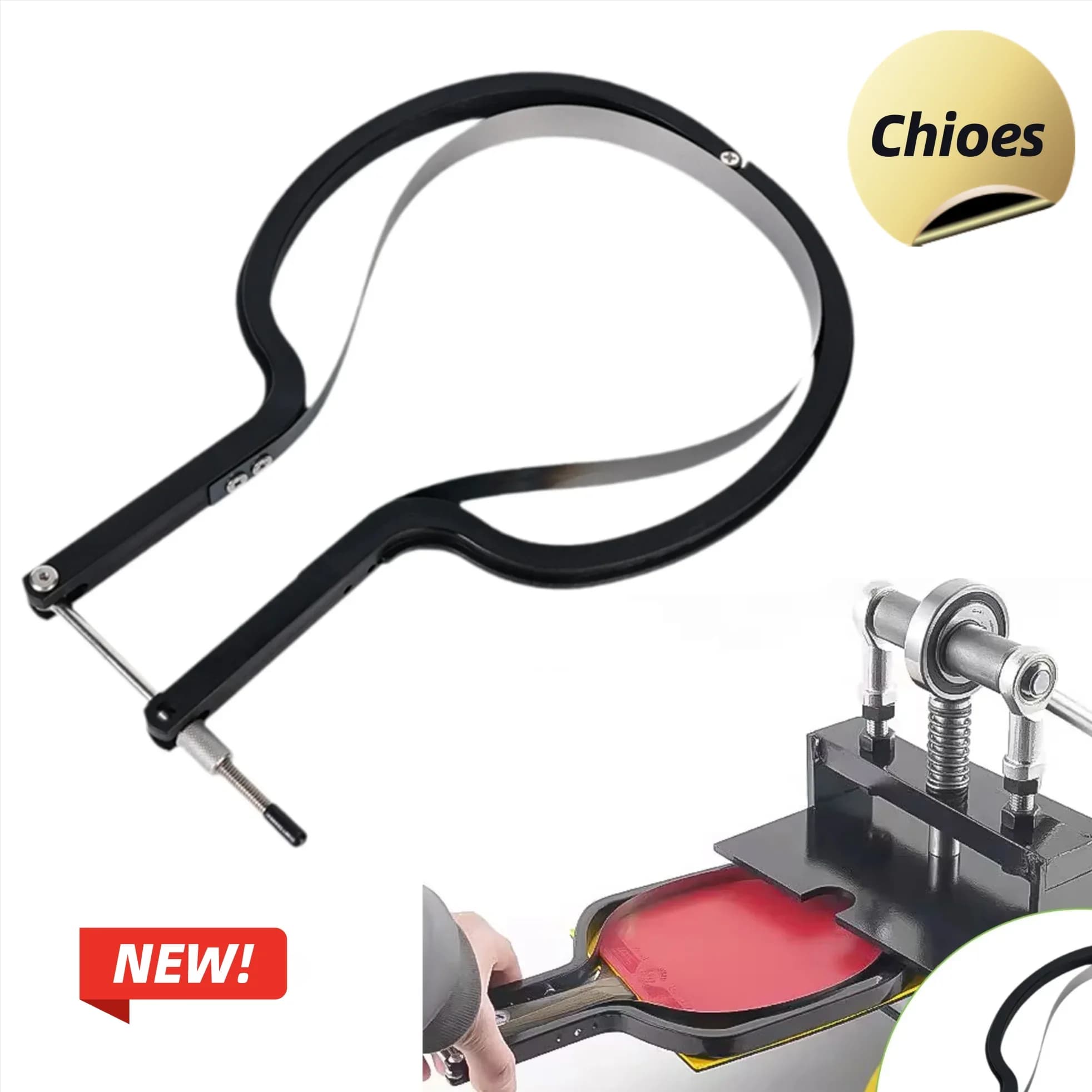 Table Tennis Cutter Kit Bow Design Ping Pong Bat Edge Replacement Tool ARC Bow Design Racket Blade Holder Rackets Cutter