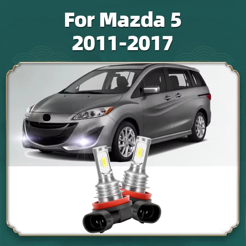 2 pcs Led car fendinebbia for Mazda5 Mazda 5 2011 2012 2013 2014 2015 2017 vehicles fendinebbia front lamp Canbus