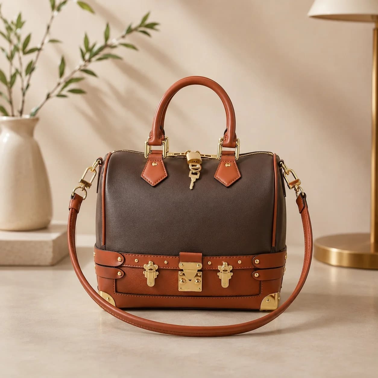 2026 New Luxury Speed down details ​​Handbag/Shoulder Bag 24 x 22 x 12 cm 30 x 26 x 14.5cm