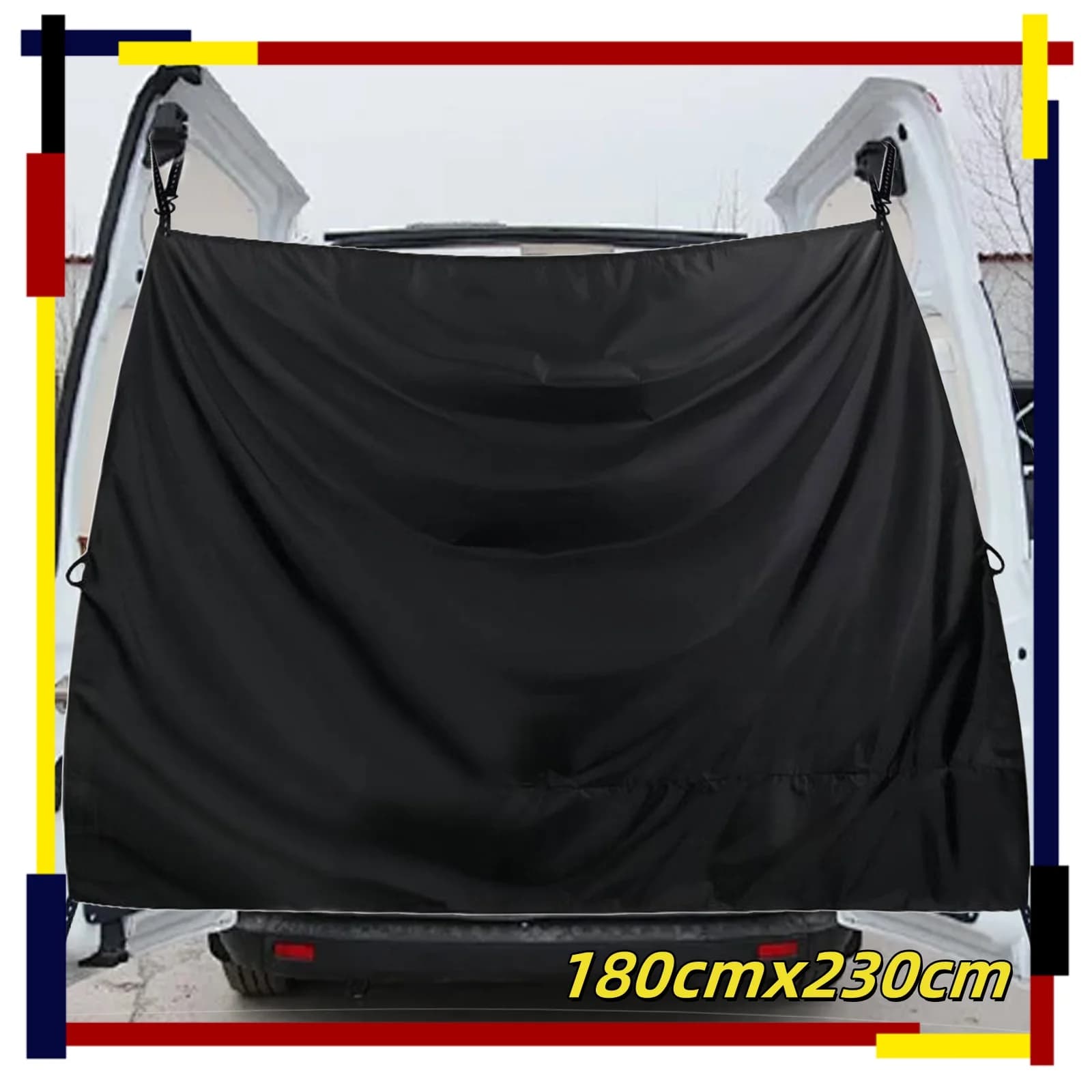 Tenda per la privacy dell'auto Tenda oscurante regolabile per viaggi all'aperto Spiaggia Porta posteriore Doccia Tenda per la privacy Furgone Porta posteriore Doccia