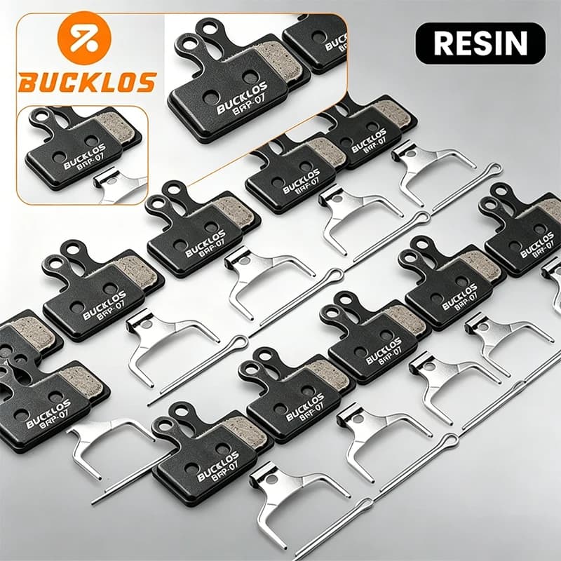 Pastiglie Freno in Resina BUCKLOS per SHIMANO K03S K04S K05S, Pastiglie per Freni a Disco Idraulici per Bicicletta, 2/4/10 Pezzi, Resistenti all'Usura