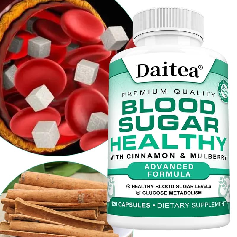 Support supplement for blood sugar - Supports normal metabolism of blood sugar and glucose - All natural herbal supplements