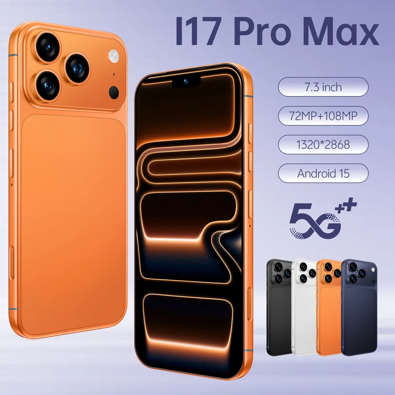 Nuova custodia in silicone 2026 per i17 Pro Max 7.3 pollici, accessori di alta qualità per cellulari, cover antiurto per smartphone