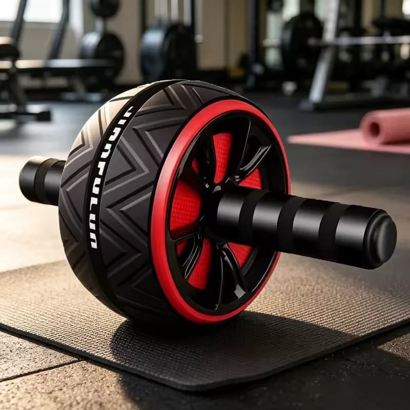 Ab Roller Wheel and Knee Mat, Abs Workout Equipment for Abdominal & Core Strength Training, Home Gym Fitness Exercise Wheels for Women Men, Abdominal Wheel