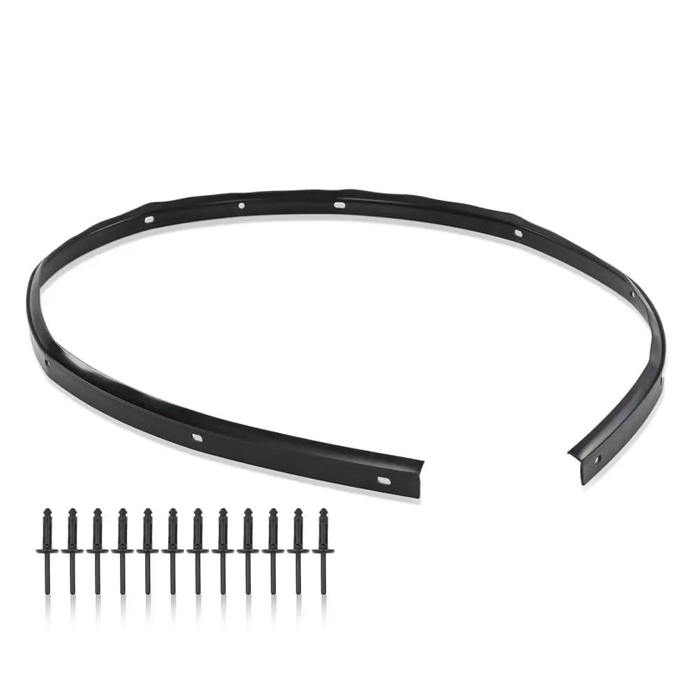 Guarnizione e Rivetti per Paraurti Anteriore Compatibili con Dodge Challenger 2008-2022, Sostituzione per 68051392Ab 68051392Aa, Gomma Plastica