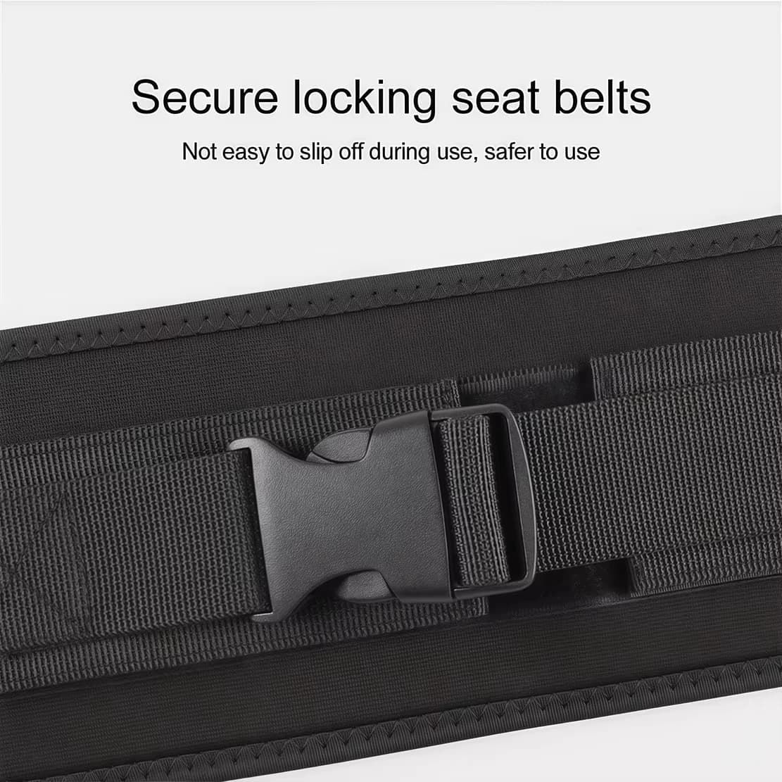 Portable Wider Anti-Slip Padded Hip Thrust Belt Adjustable Weight Butt Lifting Strap Hip Bridge Training for Dumbbell Kettlebell Weight Plate Home Gym Men Women Workout Gear