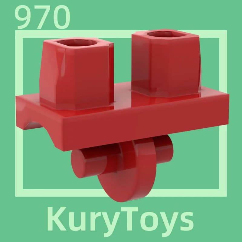 Kury Toys MOC fai da te per 970 # Parti di blocchi da costruzione da 10 pezzi per fianchi della parte del corpo