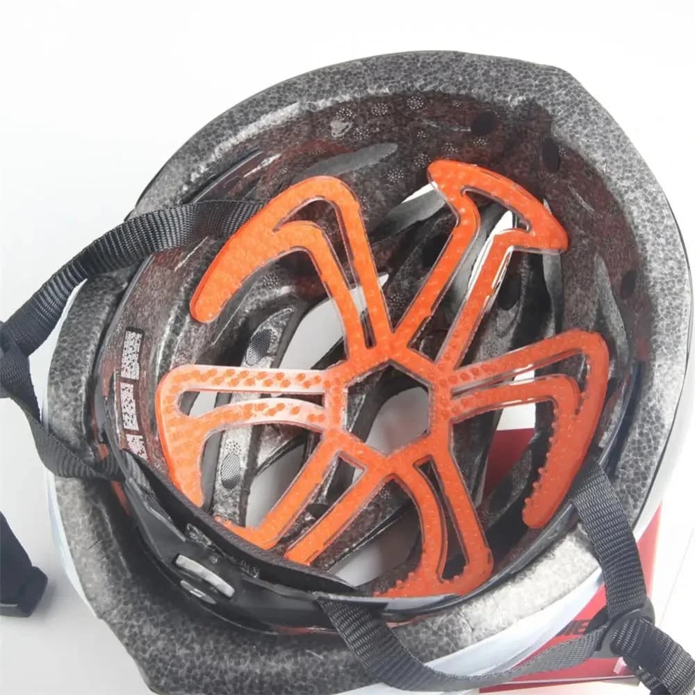 Fodera in silicone per casco da motociclista Fodera flessibile resistente alla deformazione Fodera per casco da veicolo da ciclismo Resistente al calore Ben ventilata