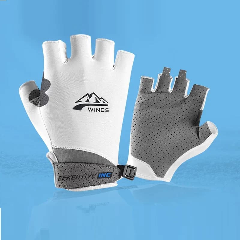 Summer Motorcycle Gloves Professional Gym Gloves Fitness Breathable Anti-slip Woman Man Mid-Size Fishing Cycling Gloves without fingers