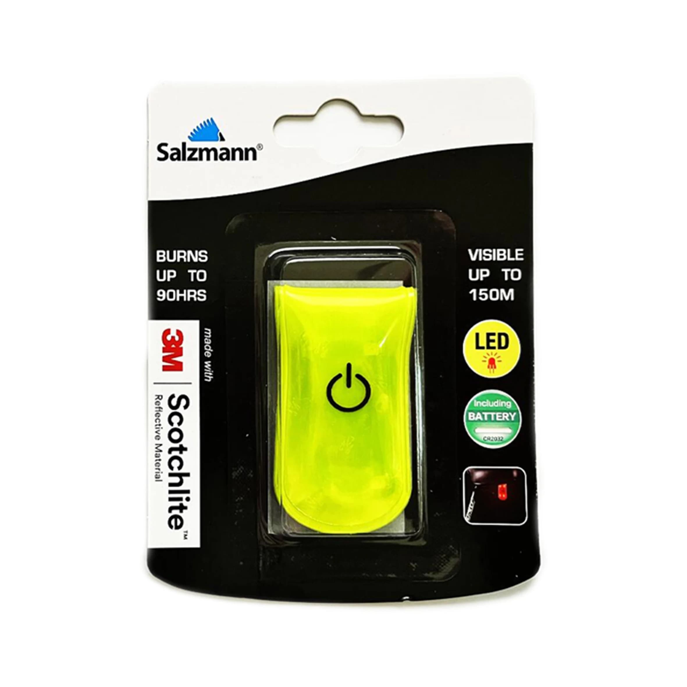 Salzmann Magnetic LED Clip, reflective and practical clip, made with 3M Scotchlite