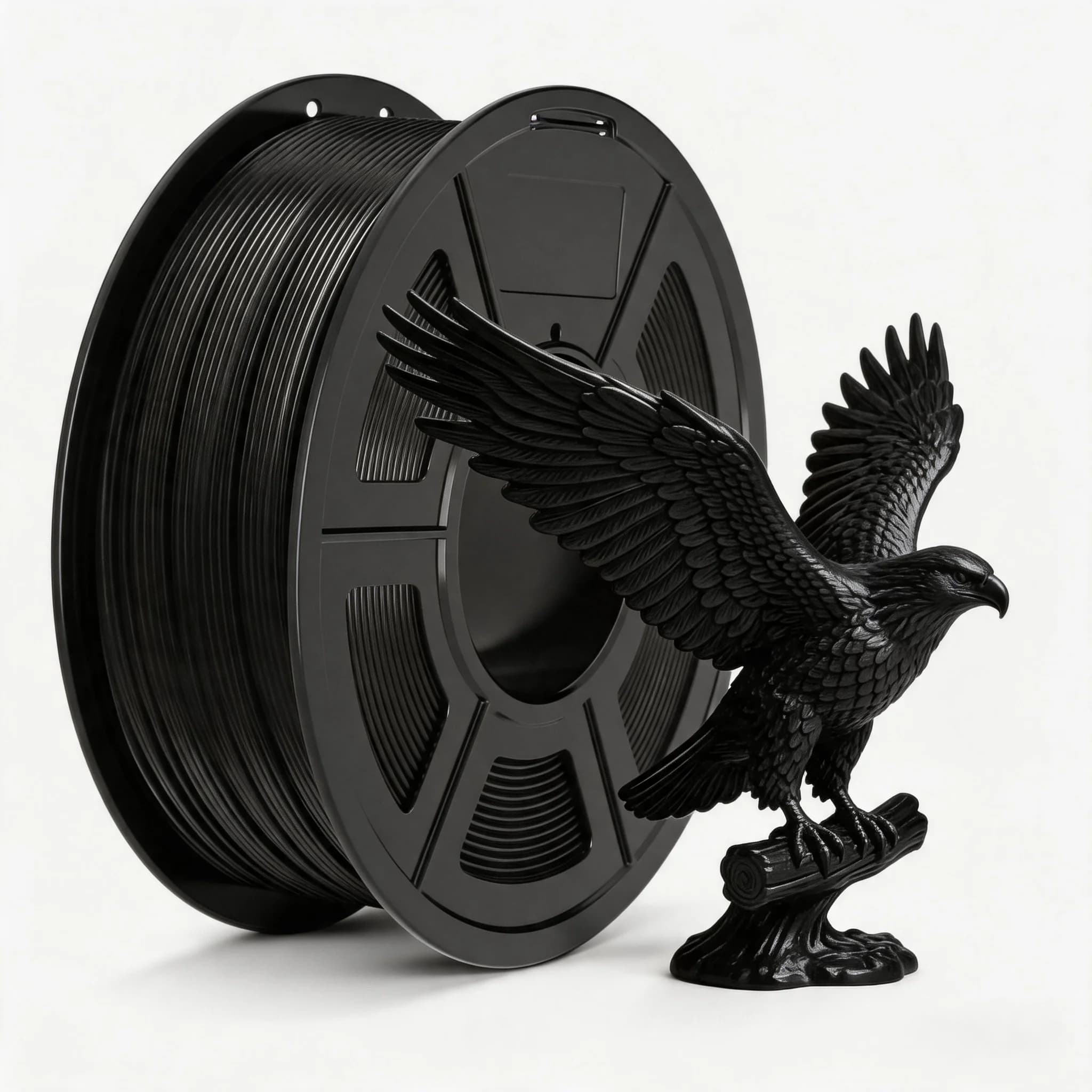 Filamento PLA Seta 1.75mm per Stampa 3D, Bobina da 250g, Effetto Lucido Metallizzato in Nero, Bianco, Oro, Argento, Verde, Rosso, Blu