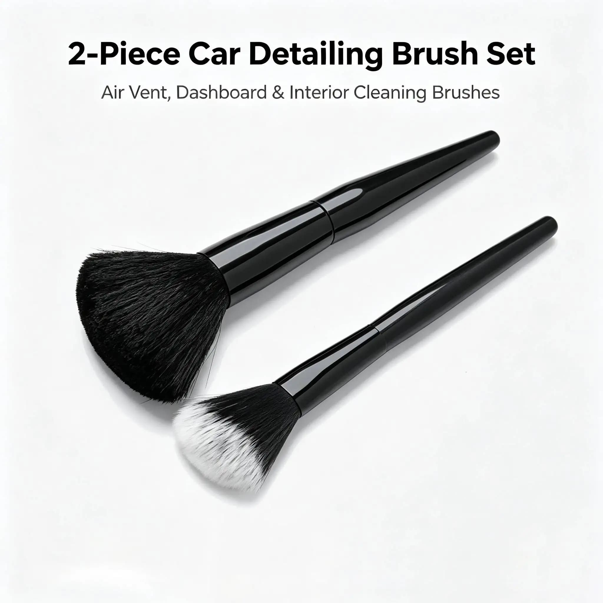 Car Detailing Brush Fibre Super Soft Cleaning Brush Car Interior Detailing Kit Electrostatic Dust Remove Tools Wash Accessories