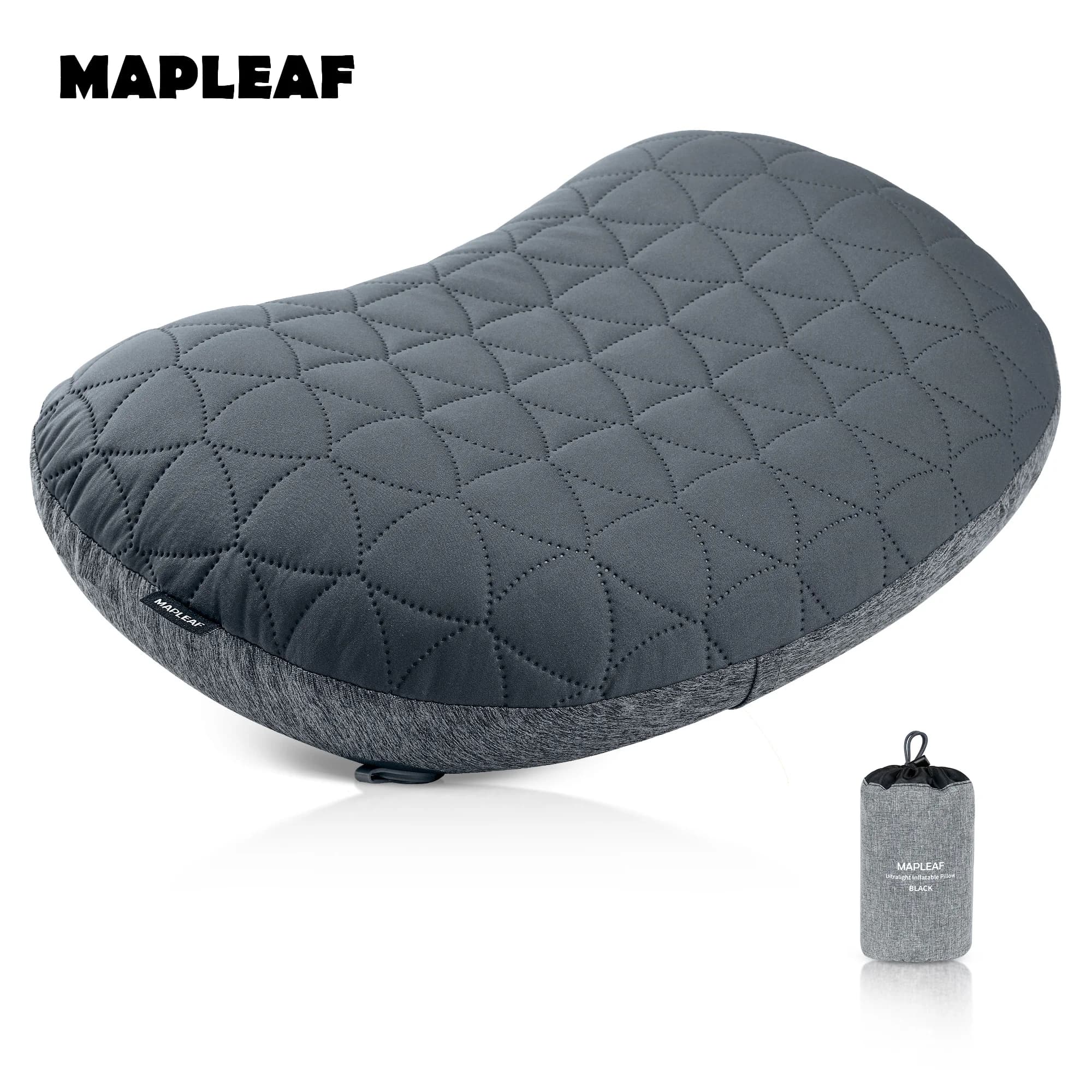 MAPLEAF Travel Pillow Inflatable Camping Pillow Blow Up Pillow Airplane Car Neck Lumbar Support Portable Outdoor Beach Road Trip