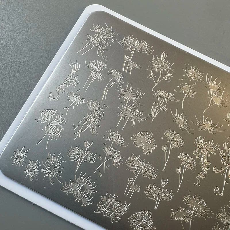 XMQ NAIL ART STAMPING PLATE ROSE TEMPLATE IMAGE PLATE