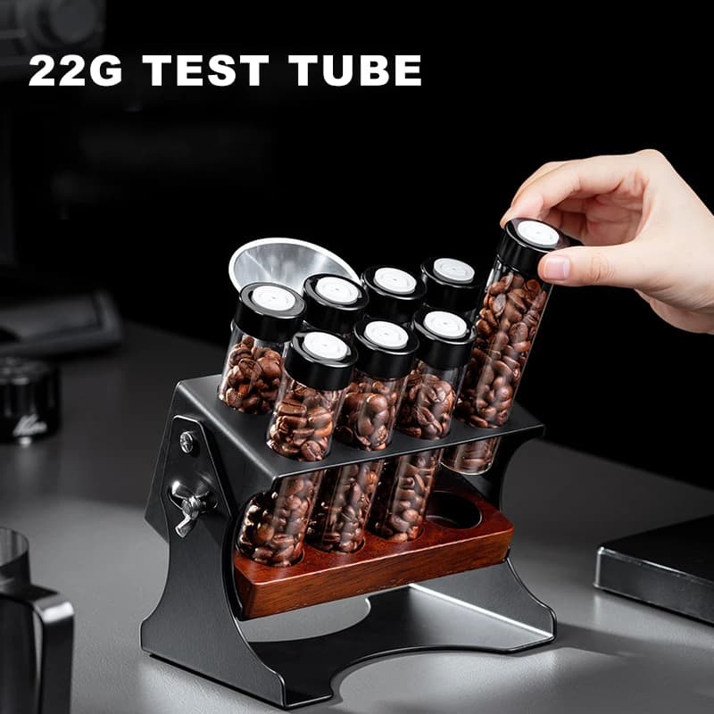 22G coffee beans storage container display tea tube glass bottle espresso accessories barista tool set of coffee utensils