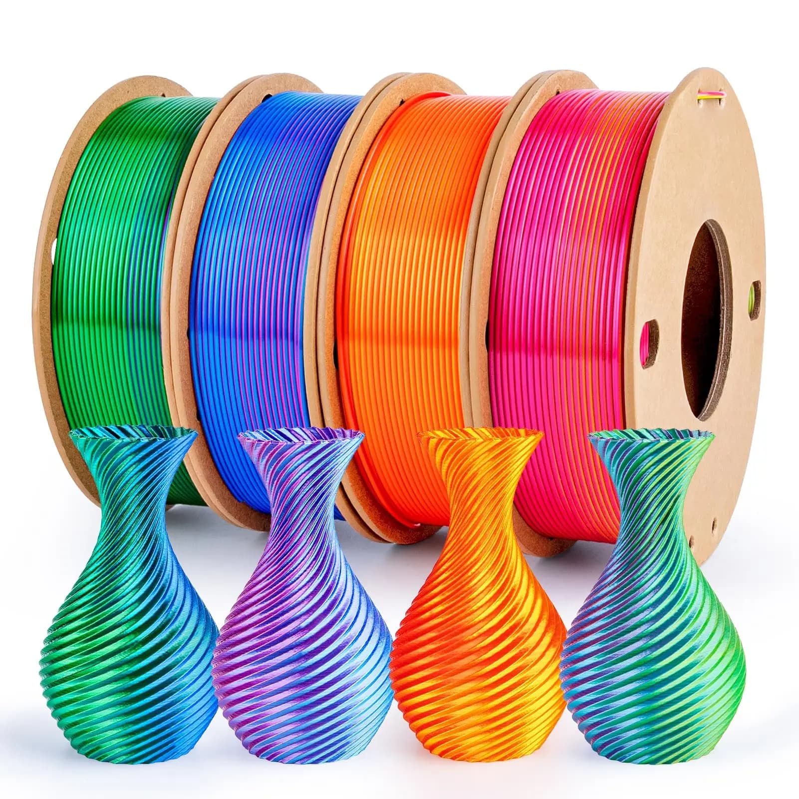 3D Printer Filament PLA Silk Filament 1.75 mm Packaging 3D Printer Filament 3D Printer Filament Silk PLA suitable for most FDM Pri