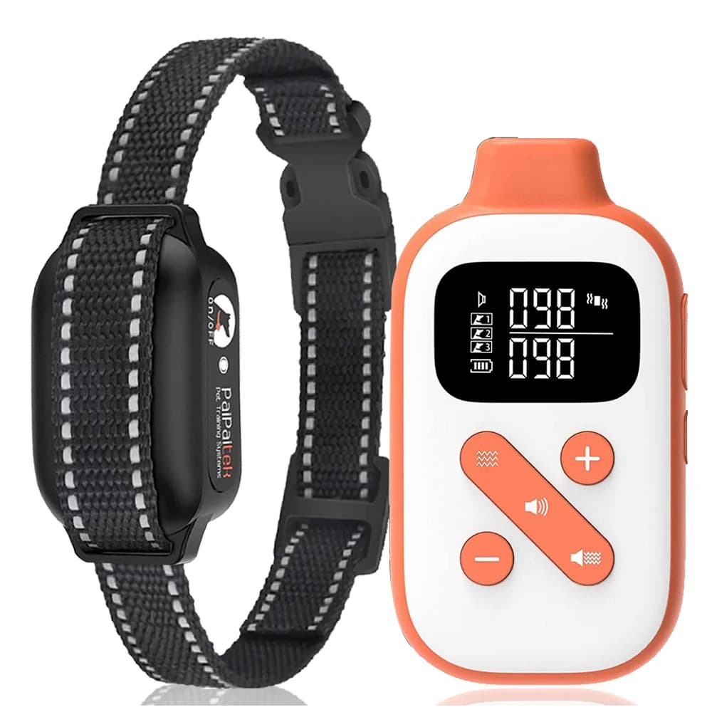 Collare Vibrante per Cani con Telecomando 3300ft, Collare da Addestramento Senza Shock per Cani da 5-120 Libbre di Tutte le Razze, Collare Antiabbaio Impermeabile IPX7