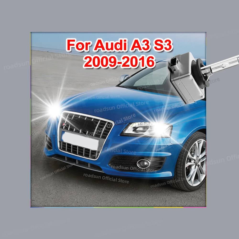 2PCS 35W Xenon D3S 6000K Lampadine HID per fari auto per Audi A3 S3 2009 2010 2011 2012 2013 2014 2015 2016