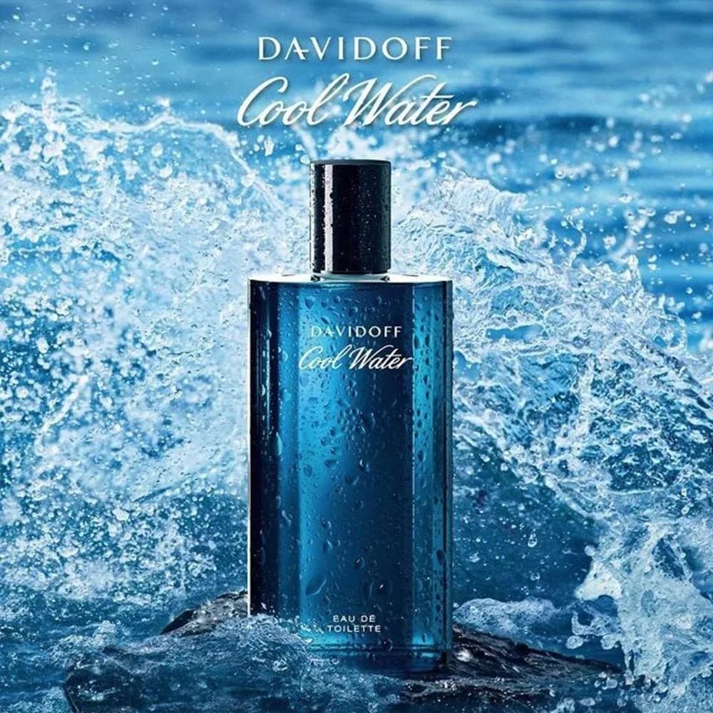 Davidoff Cool Water Eau de Toilette da Uomo, Profumo Marino Fresco e Duraturo, 4.2oz