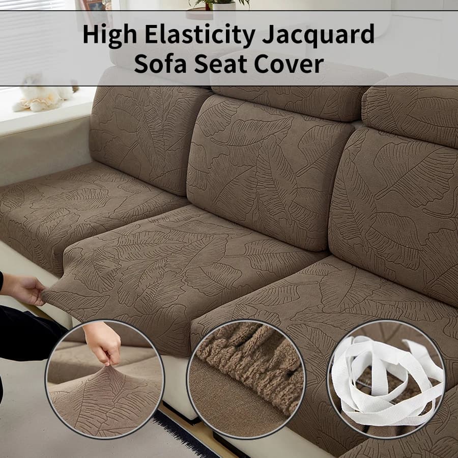New jacquard sofa cushion cover High elasticity anti-spork sofa for four seasons per stay