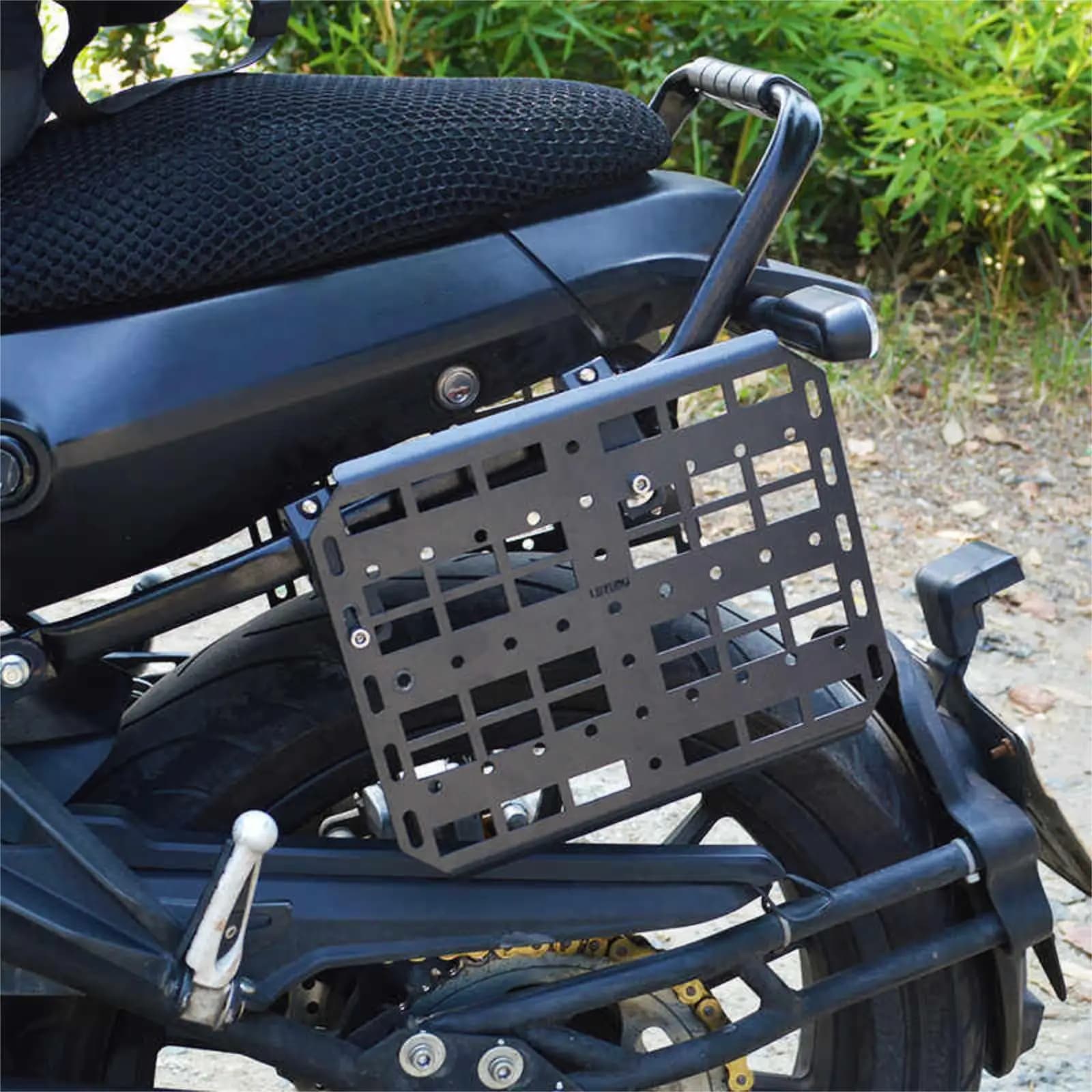 Motorcycle Bag Side Rack Steel 27x21.5cm Luggage Holder Professional Versatile Easy Installation Premium Durability Practical