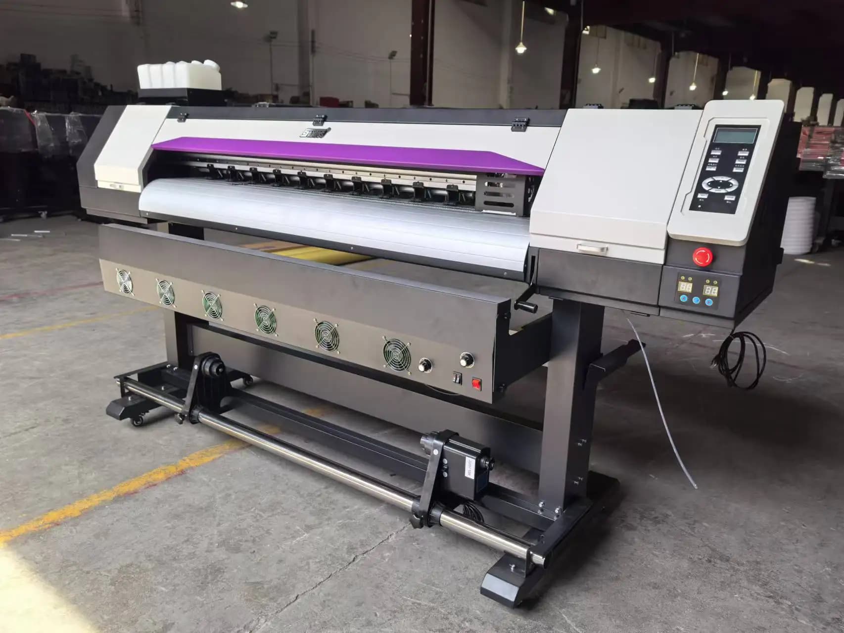 Stampante per Sublimazione di Grande Formato 1.6m di Facile Utilizzo, Alta Qualità, per Magliette e Striscioni, Stampa Eco-Solvente