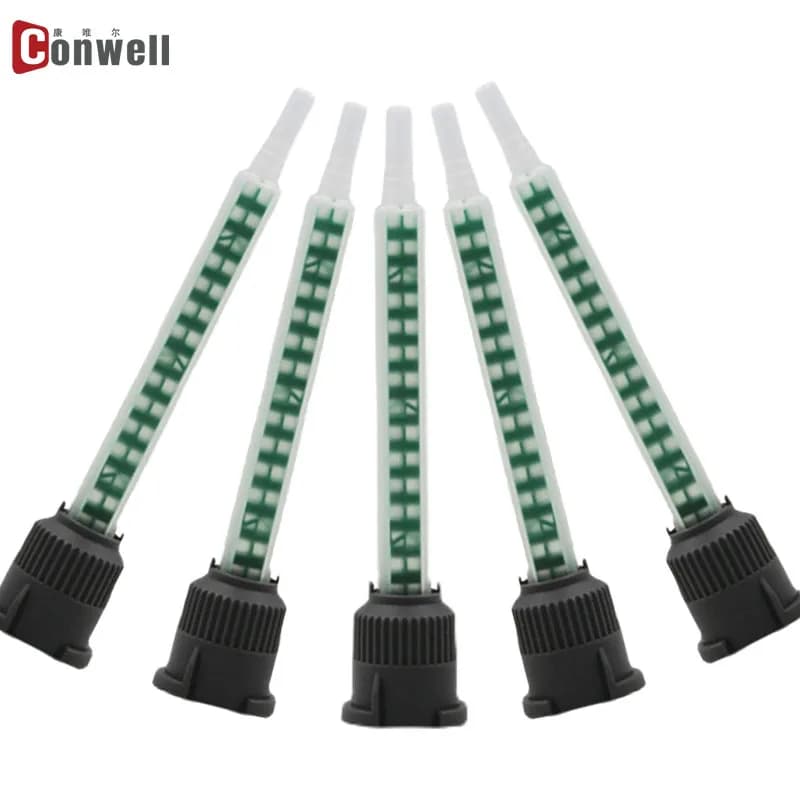 50 pcs/100 pcs Static Mixing Tube Report 10:1 AB Collar Static Mixing Machine Sticker Electron Plastic Mixer For Pistola Colla AB