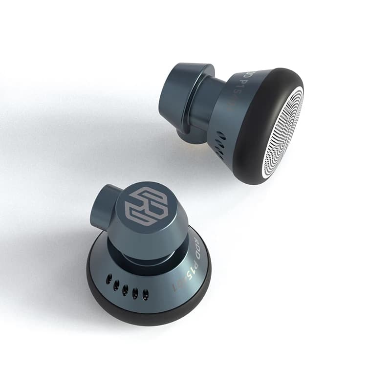 Flat-headphone 15.4mm Wind Chime Shape Dynamic Drive Customization 3D Printing Aluminum Alloy Detachable MMCX Interface Housings