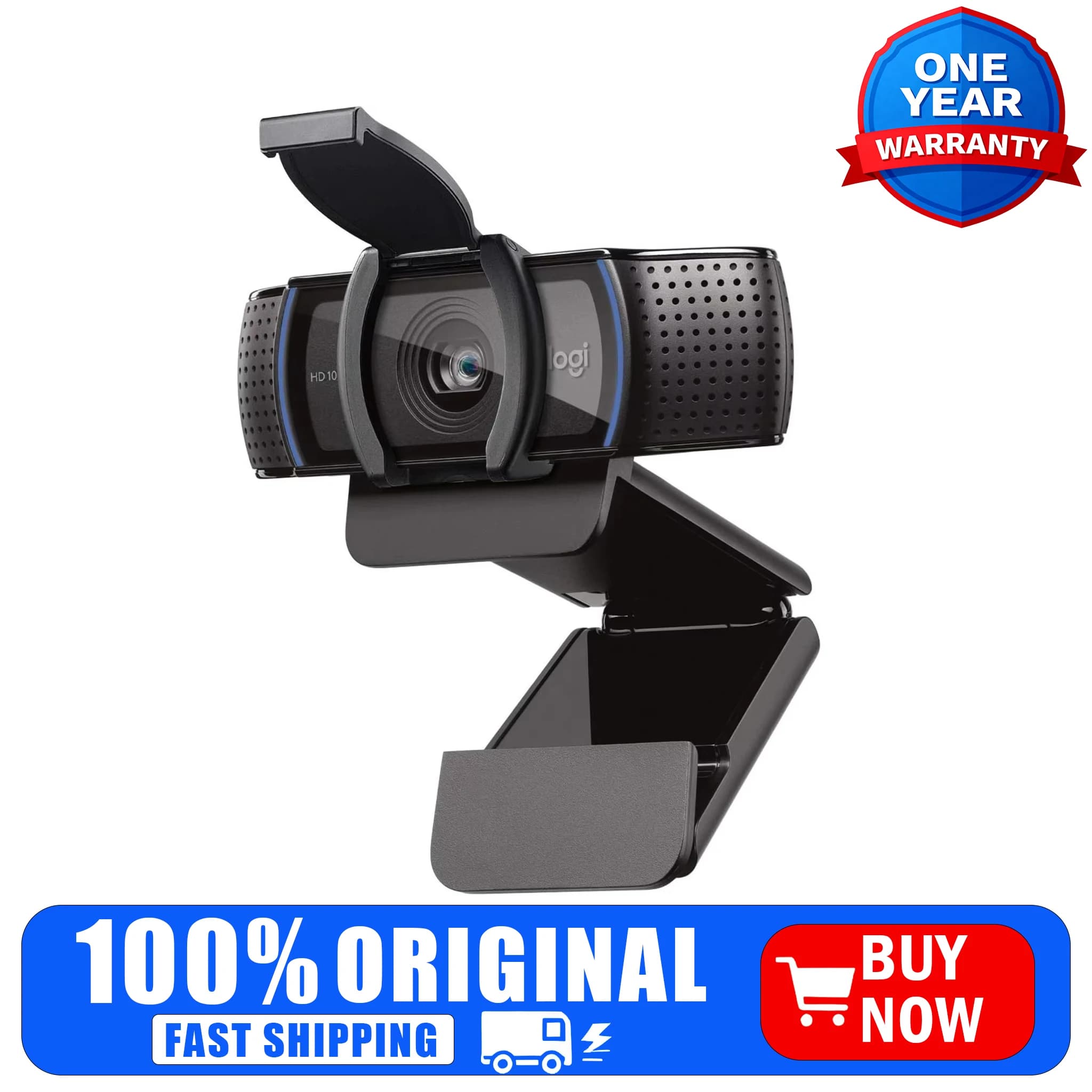Webcam HD Logitech C920S 1080p 30FPS con otturatore privacy