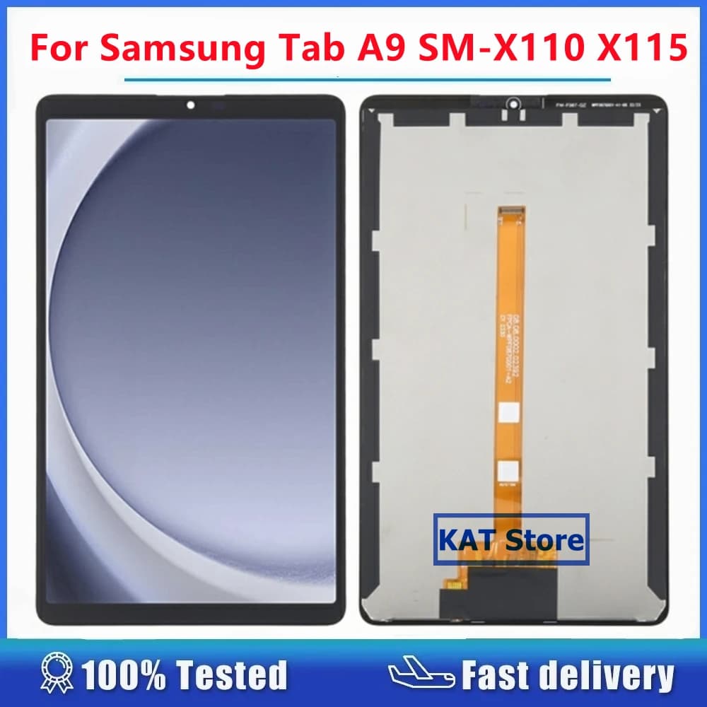 Compatibile Per Samsung Galaxy Tab A9 SM-X110 X110 X115 Display LCD Touch Screen Digitizer Assemblea Completa di Ricambio