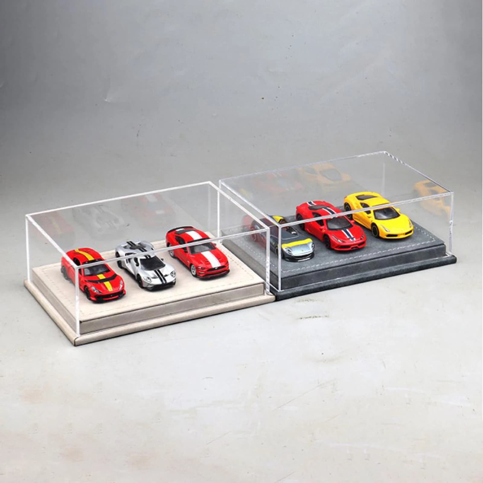 Model Car Display Case 1:64 Display Box Cars Model Car Clear Dustproof Protection for Diecast Cars Arts Model Vehicles Collectib
