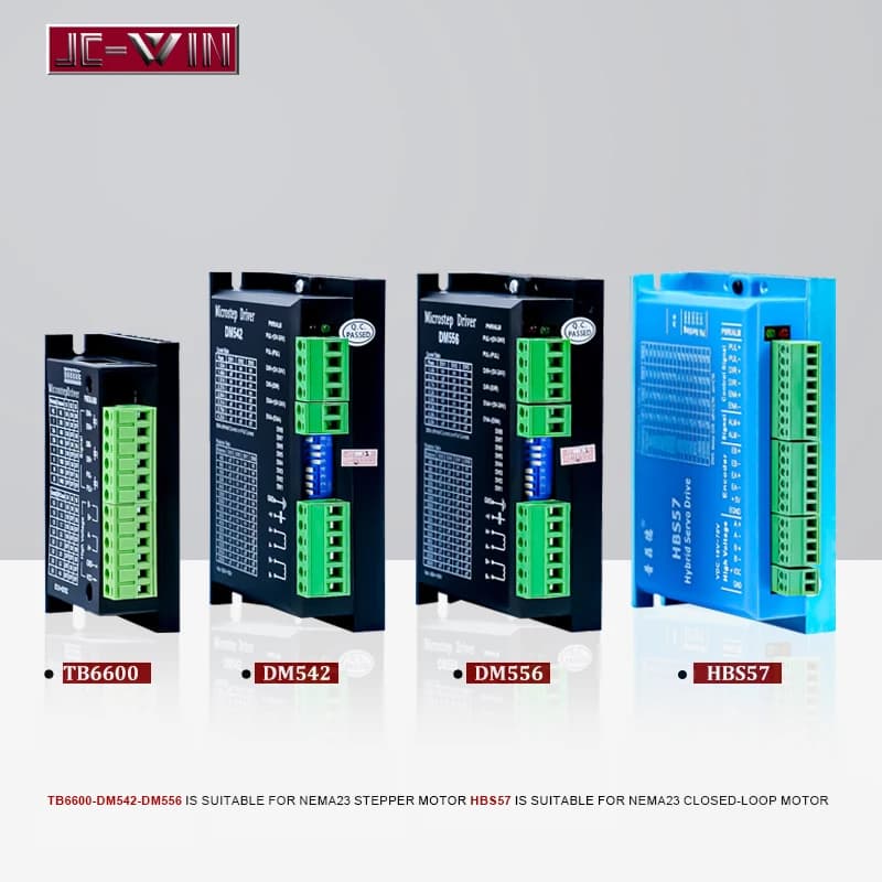 Servoazionamento ibrido HBS57H Driver motore passo-passo TB6600 DM542 DM556 per Controller Router CNC motore NEMA23 Nema17 per stampante 3D
