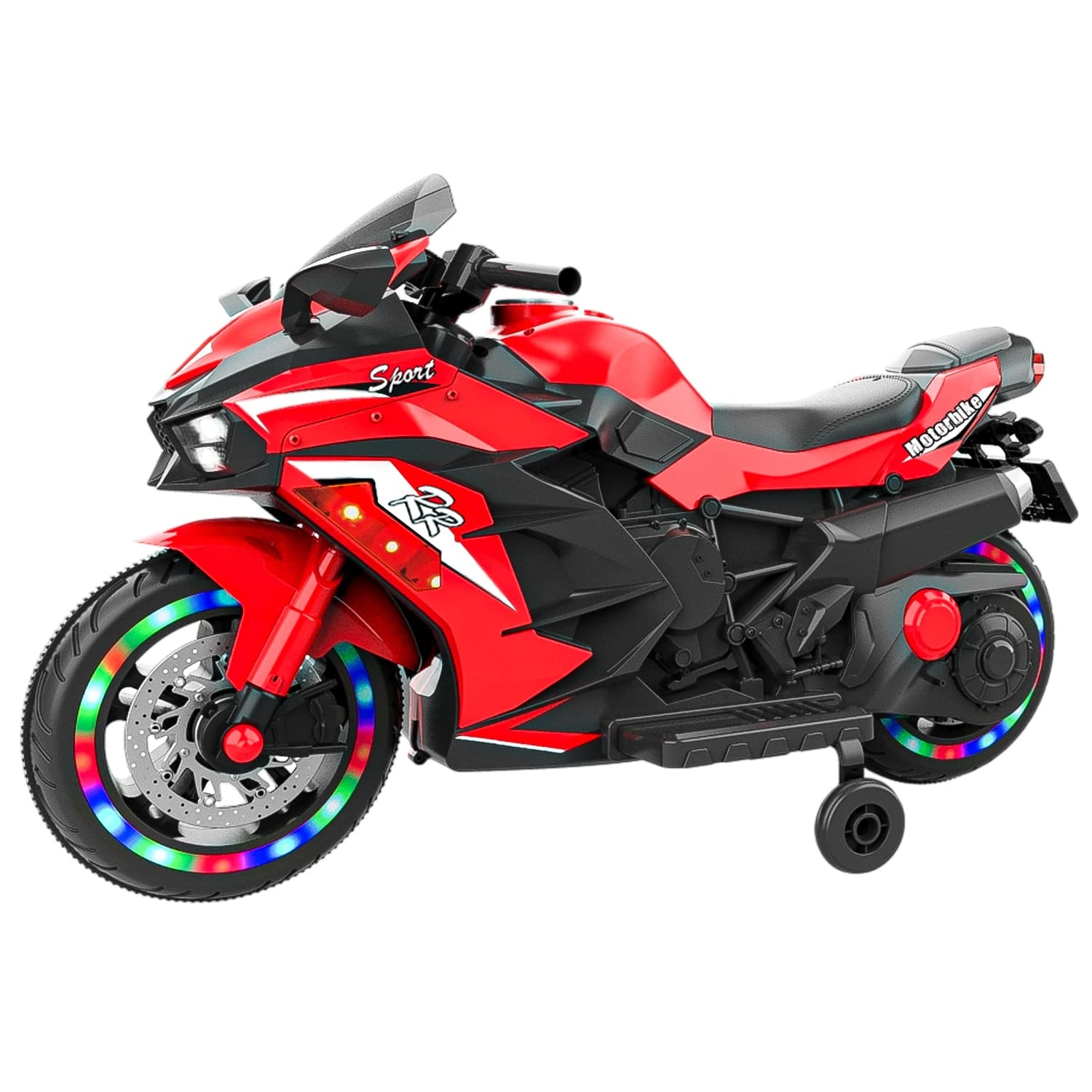Mini moto elettrica a 2 ruote da 12V per bambini, moto da cross alimentata a batteria, età 3+, moto cavalcabile per bambini, sedile in PU, capacità di carico fino a 110 libbre, velocità massima: 4 miglia all'ora