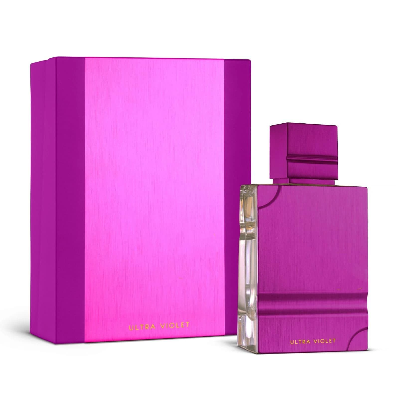 Amber Oud Ultra Violet Eau De Parfum 60ml for Women Sweet Floral Fruity Fragrance Violet Plum Orange Opening Orchid Jasmine Rose Heart Amber Musk Woody Base Arabian Perfume Gift for Wife Girlfriend