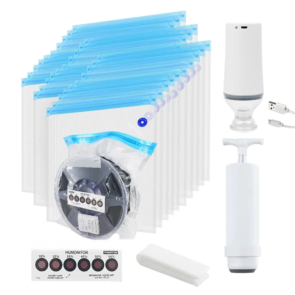 For 3D Printer 30 Bags Filament Storage Vacuum Bag 3D Printer Parts PLA/ABS/TPU Filament Dryer Safekeeping Humidity Resistant .