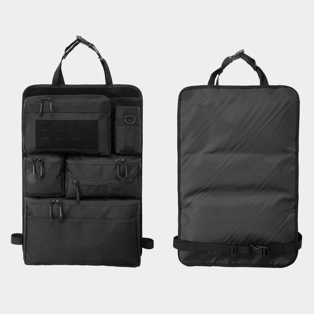Multifunctional Luggage Organizer And Storage Bag, Tactical Storage Bag For Car Rear Seats, Hanging Rear Seat Bag
