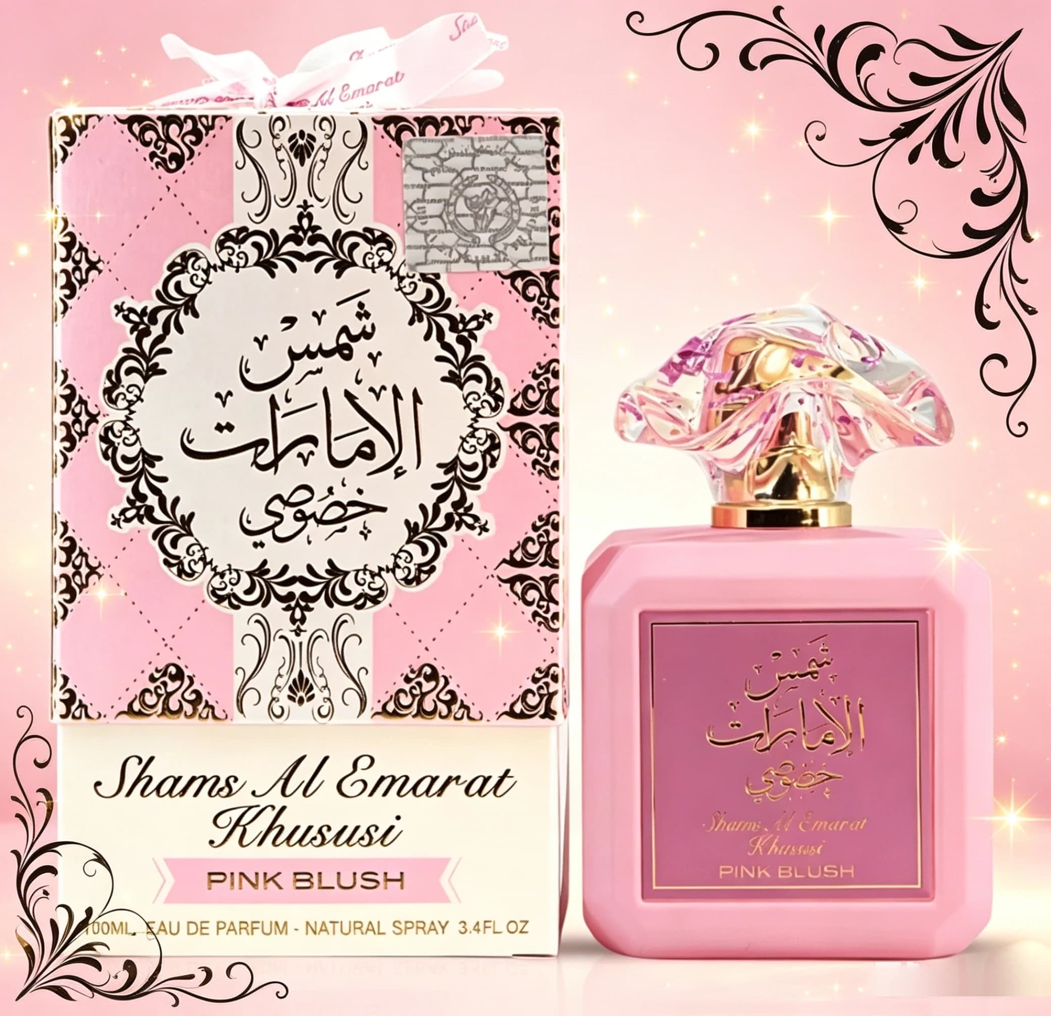 Profumo PINK BLUSH: Fragranza Dolce Pink Mist, Crema di Zucchero Filato e Vaniglia che Creano una Sensazione Romantica da Ragazza Mediorientale