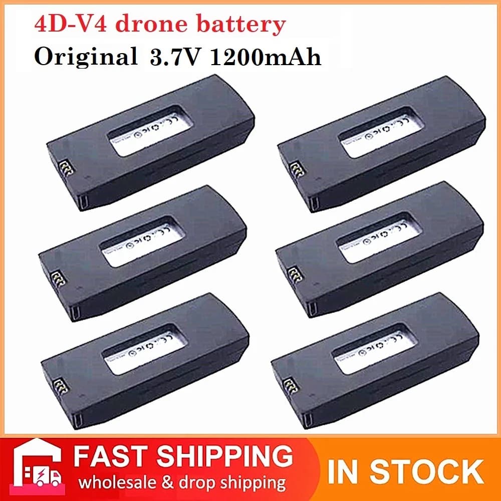 V4 RC Drone Batteria 3.7V 1200mAh Batteria al litio per 4DRC V4 4D-V4 Fotografia aerea Drone RC UAV Accessori 3.7V Batteria Parte