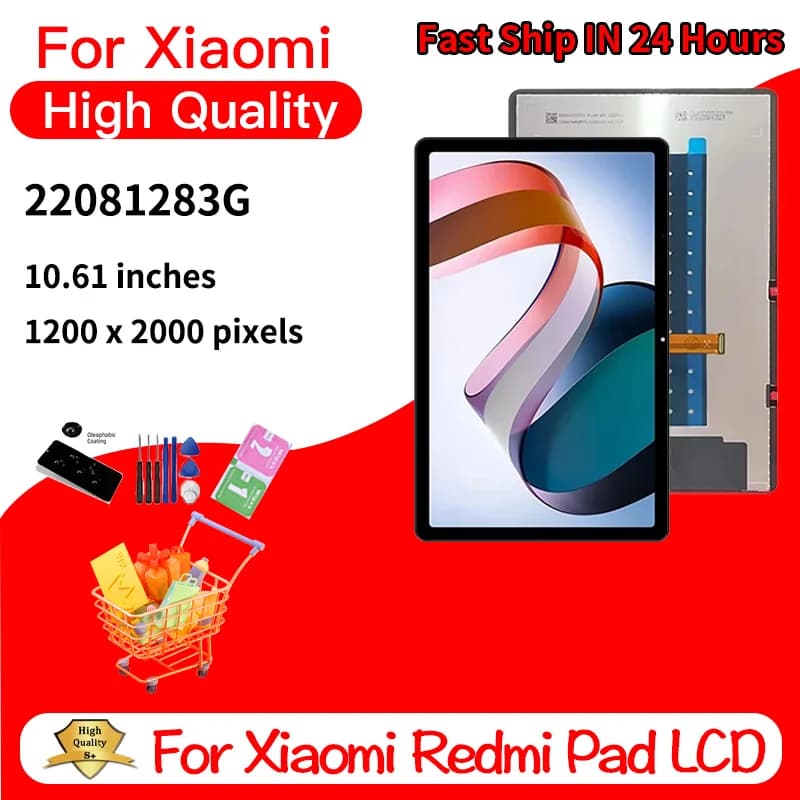 10.6 Nuovo Per Xiaomi Redmi Pad 22081283G Display LCD Touch Screen Digitizer Parti di Montaggio